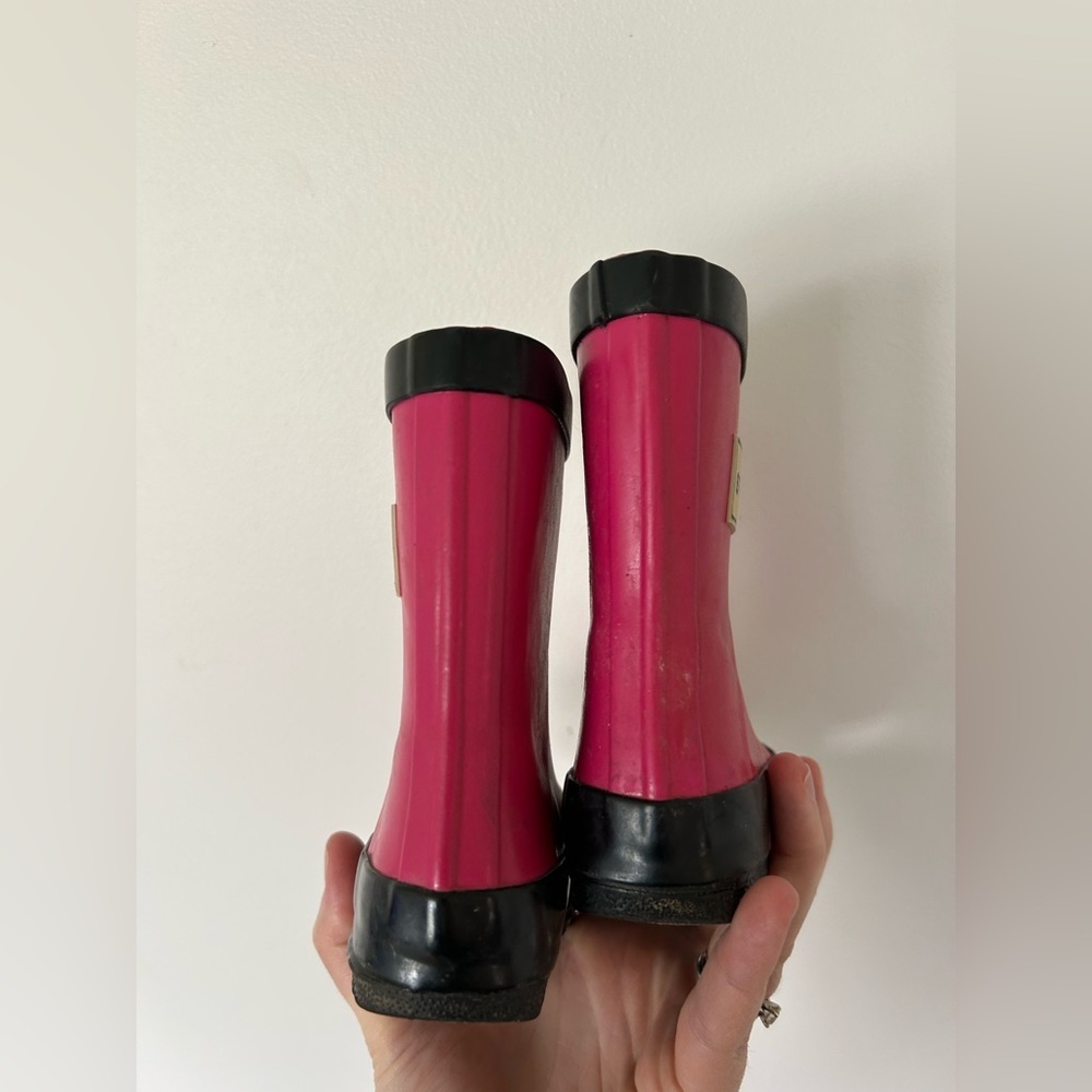 STONZ Pink Rain Boots Size 4 - Picture 4 of 6